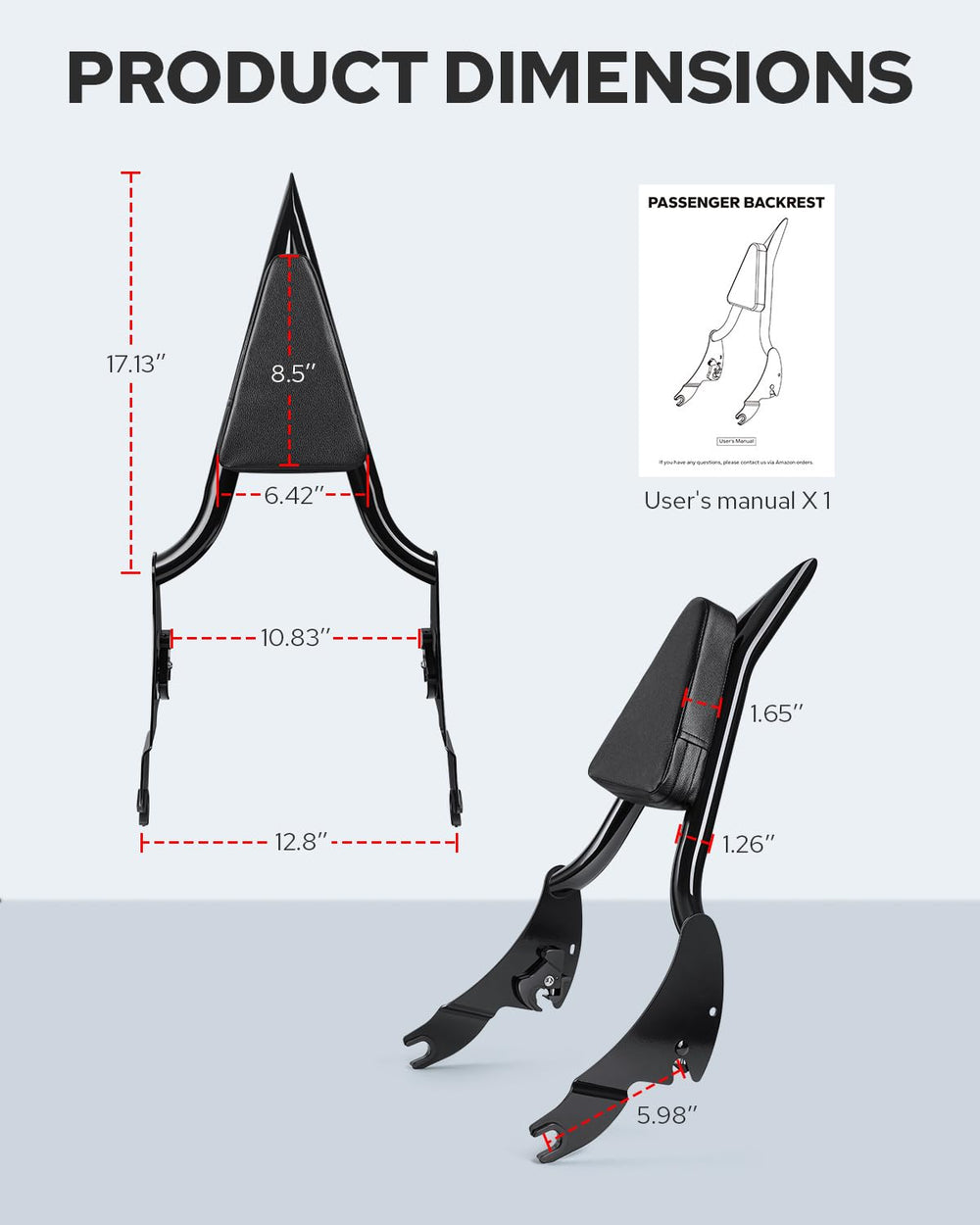 Benlari waterproof PU leather liner protects the backrest