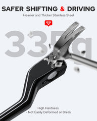 Benlari stainless steel shifter lever for durable performance on Harley