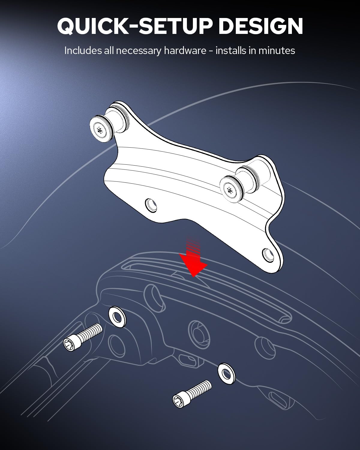 Benlari tour pack mounting compatibility key for Harley models