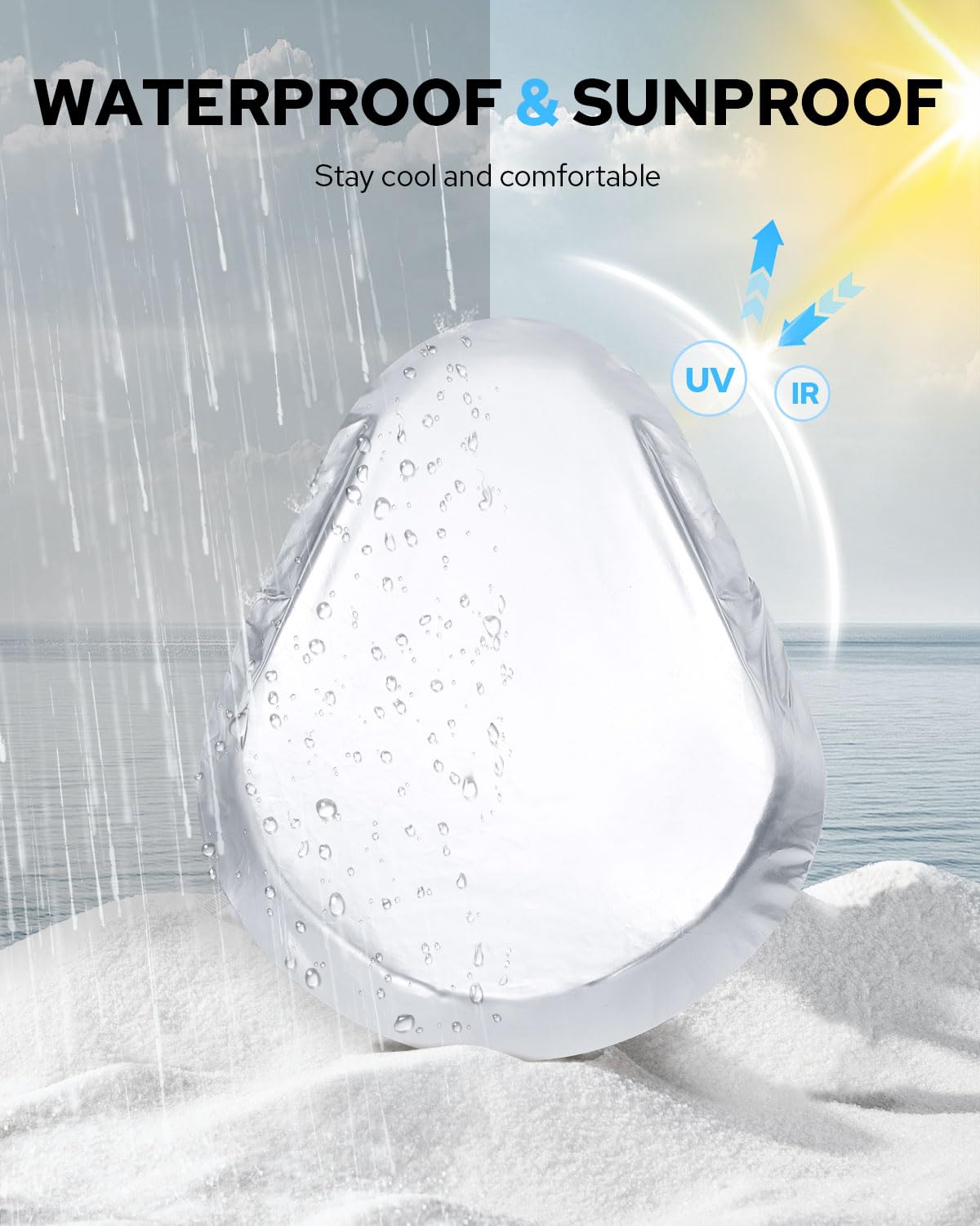 Benlari TPE gel padding absorbs shocks to reduce hip and tailbone pressure.