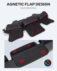 Benlari windshield bag detachable design creates extra space for navigation gear.