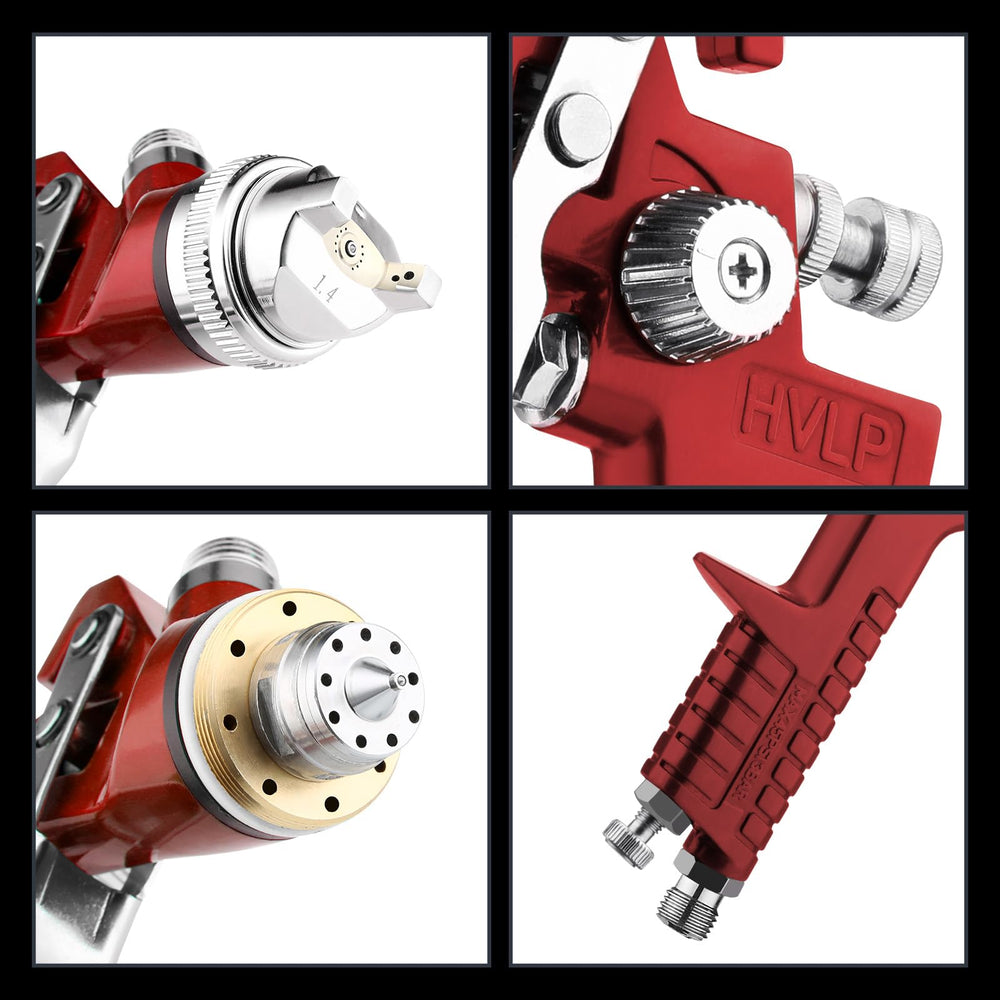 BENTOHKLE adjustable knobs allow precise spray control.