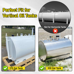Benut metal float ensures stable, reliable fuel level readings.