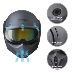 BEON ABS shell with EPS liner for strong impact protection