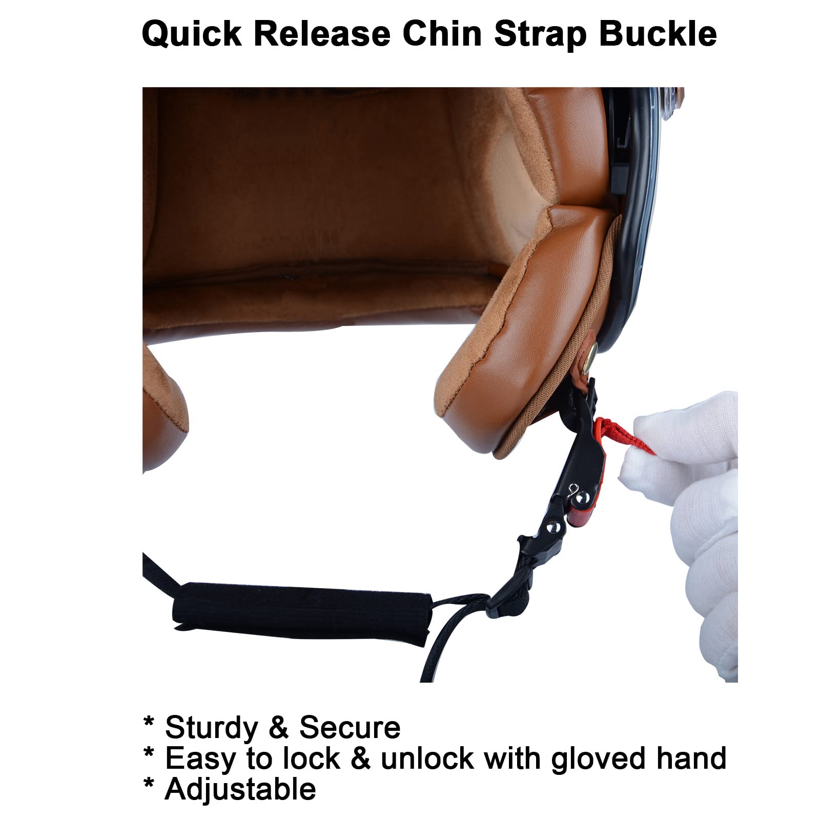 BEON Half 3/4 Face Helmet long outer visor for high-speed face protection