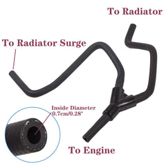 BEONEO coolant overflow hose for Cadillac CTS: reliable expansion control.