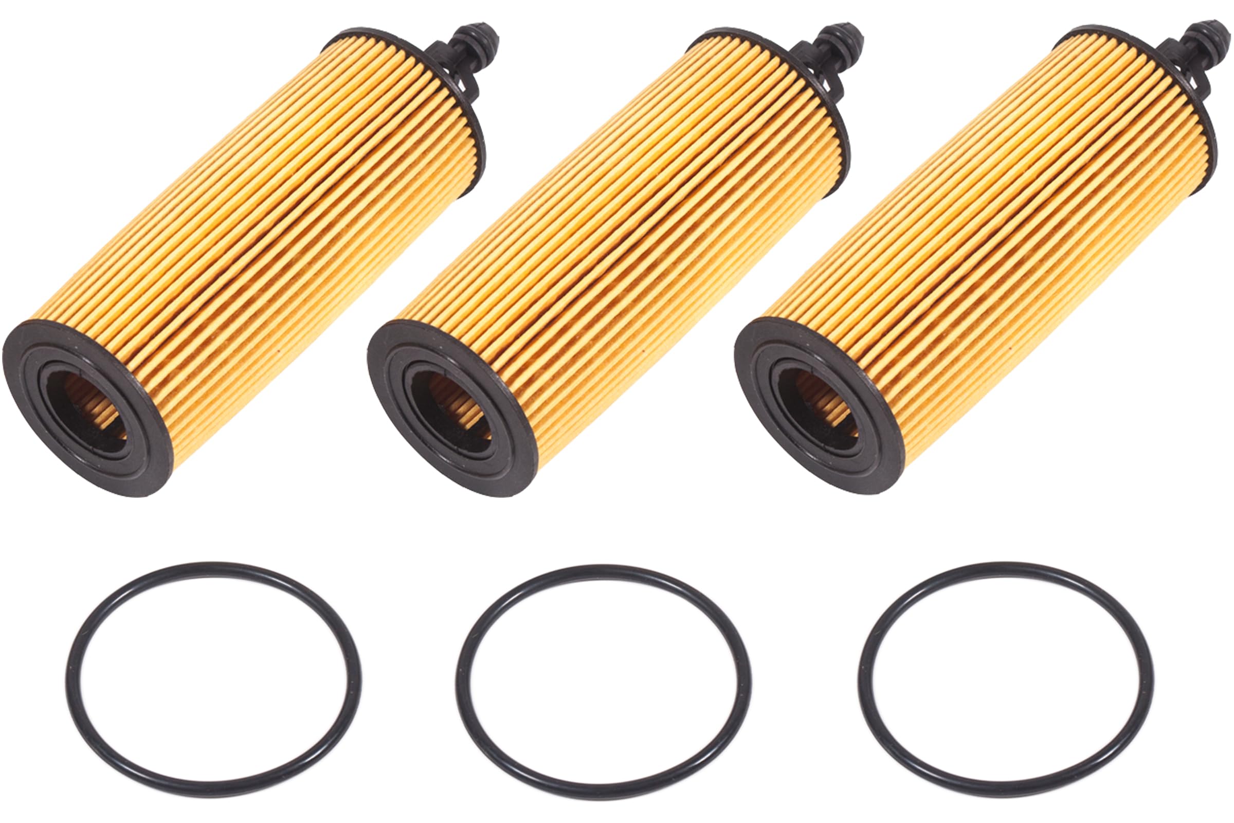 BEONEO oil filter 68191349ac side view demonstrates compact design for fitment