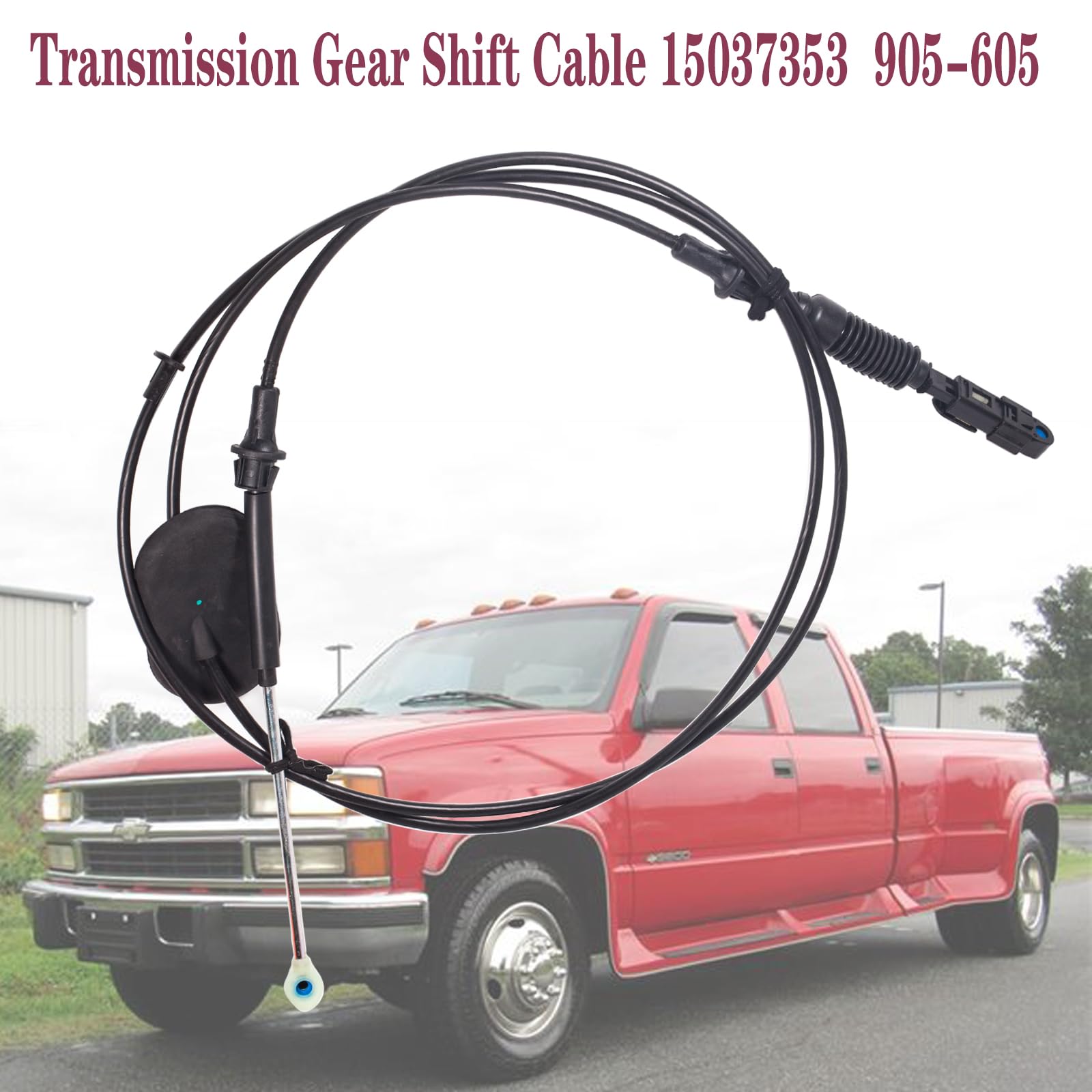 BEONEO replacement cable on Chevy Tahoe demonstrating OE-style fit.