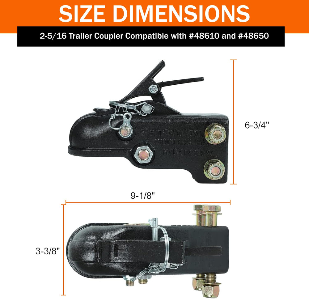 BeoneYuu trailer coupler assembly highlights durable spring mechanism