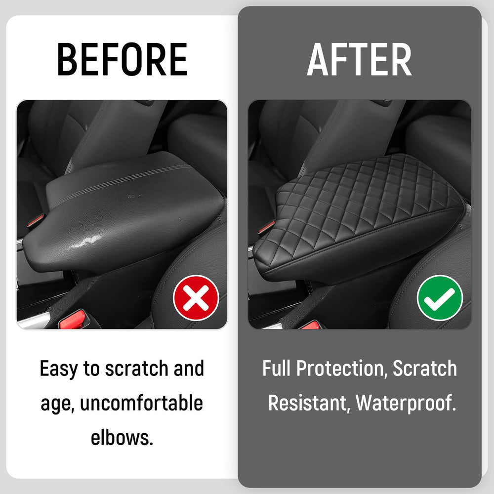 Bercicci armrest cover on Honda Accord; snug fit over center console.