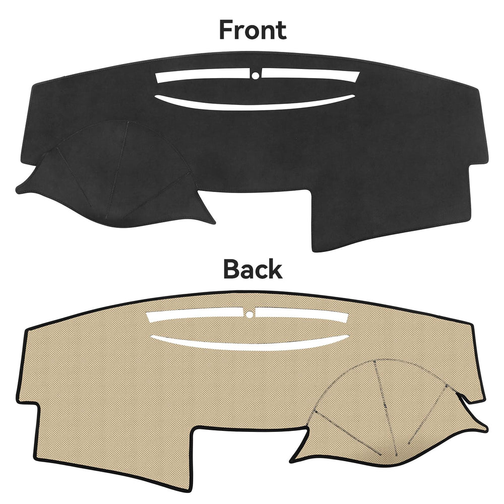 Protects Camry dash finish with Bercicci sun shield for a neat interior.