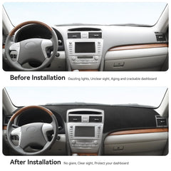 Soft flannel texture of Bercicci dash cover provides gentle dashboard protection.