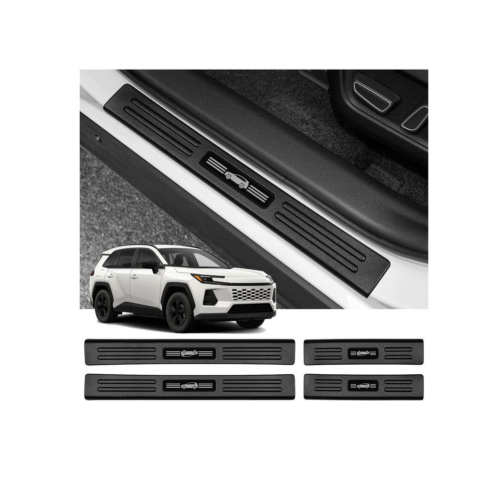 Bercicci RAV4 front left door sill protector guards against scuffs and wear