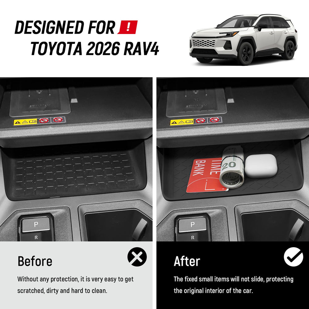 Bercicci Rav4 glove-box liner shields OEM storage from scratches and spills.