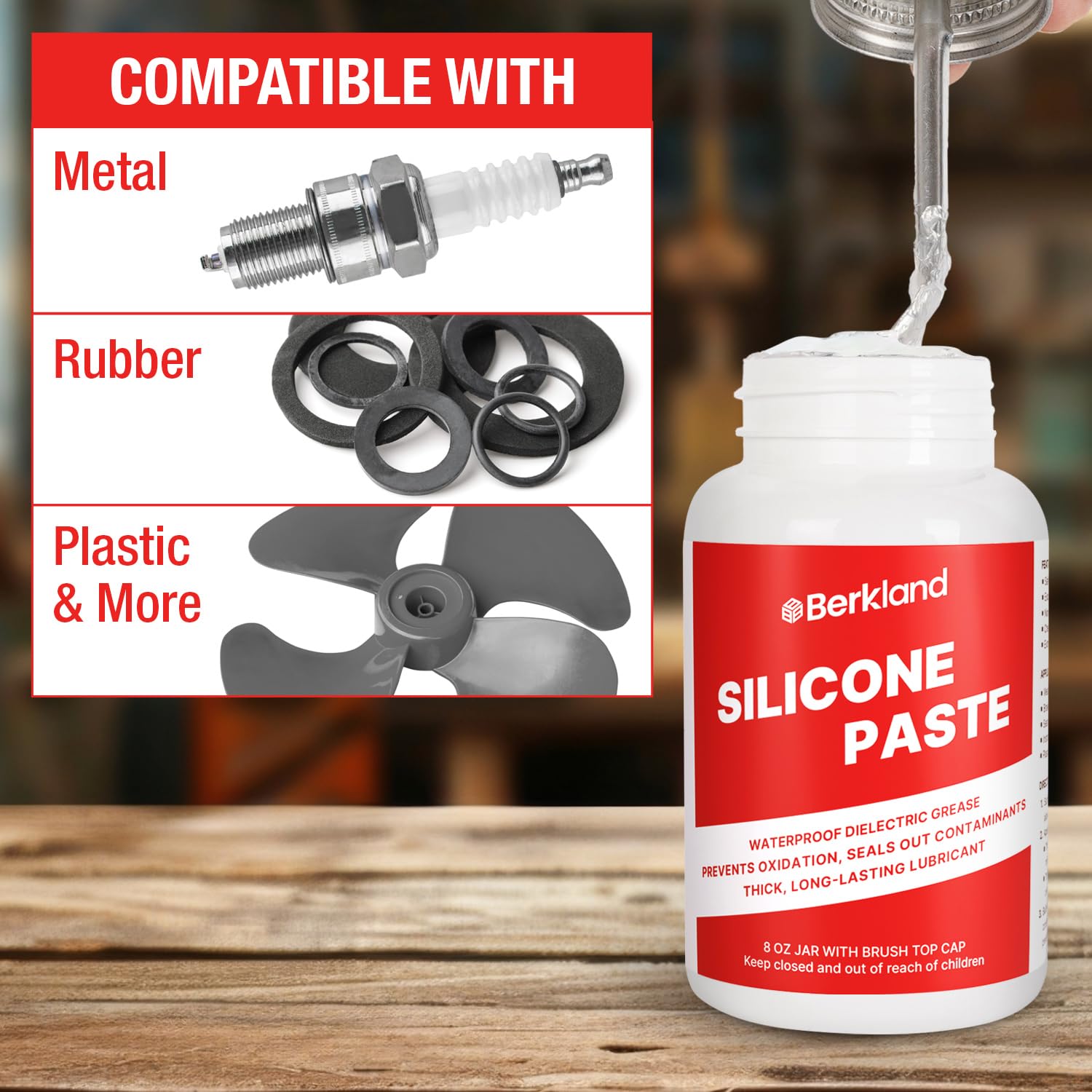 Berkland American-owned brand offers non-toxic, non-conductive formula for indoor and outdoor use.
