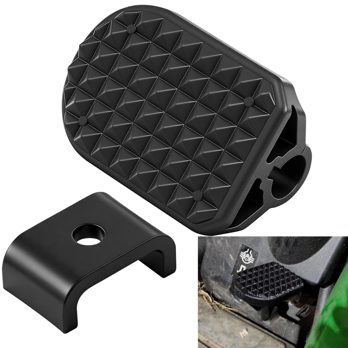 BERPSE differential lock pedal fitted to John Deere 1025R improves stability on slopes