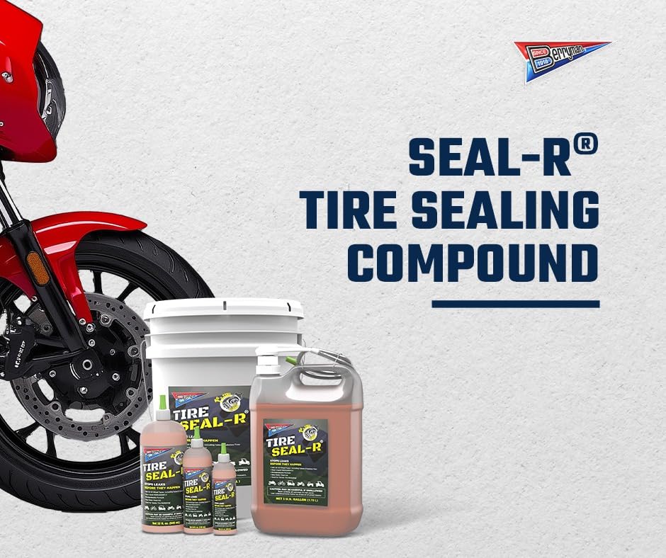 Berryman Tire Seal-R sealing a puncture in a tire.