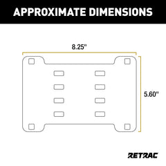 Beseloa RETRAC 205495 mounting hardware included for quick installation