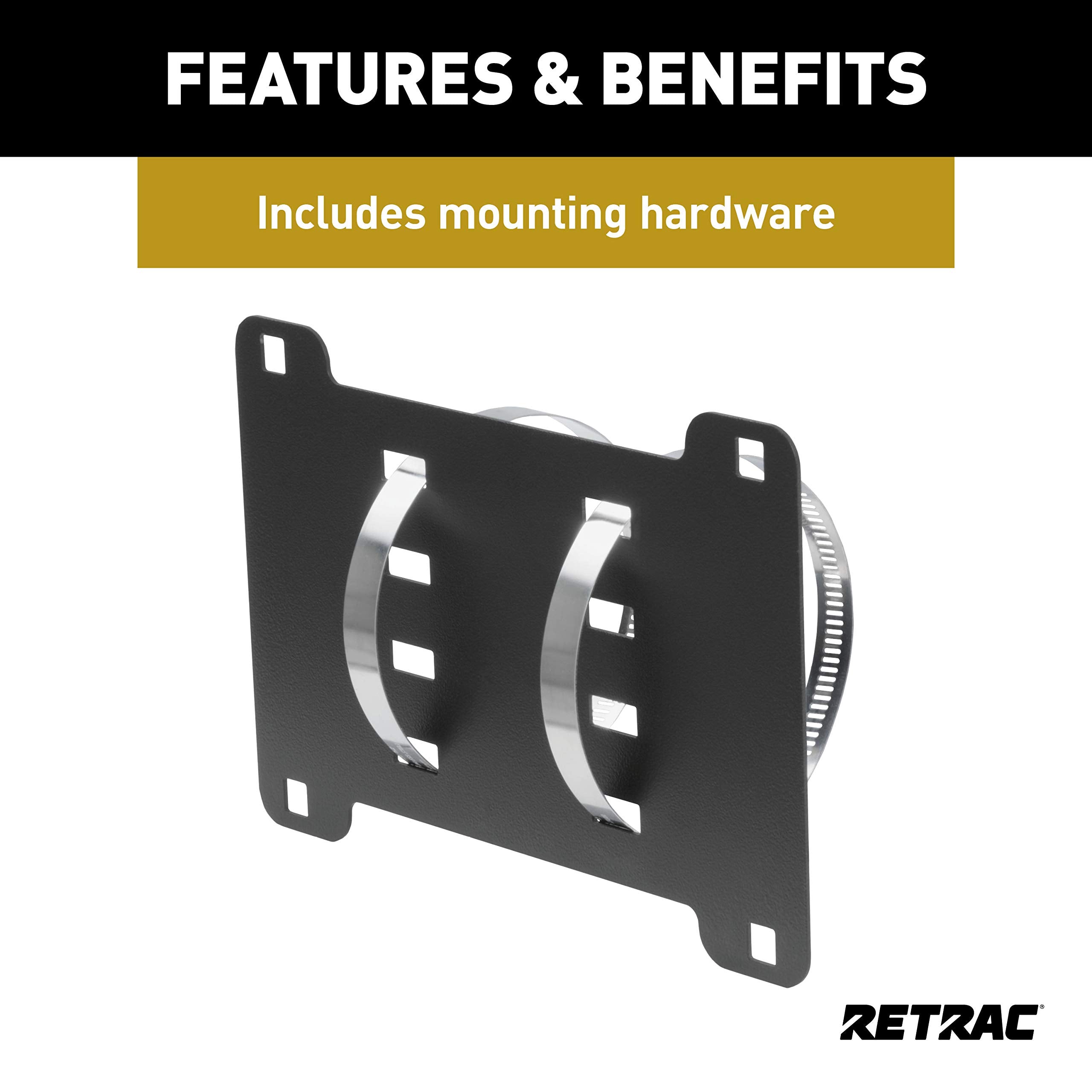 Beseloa RETRAC 205495 vehicle front-end protection with front plate bracket
