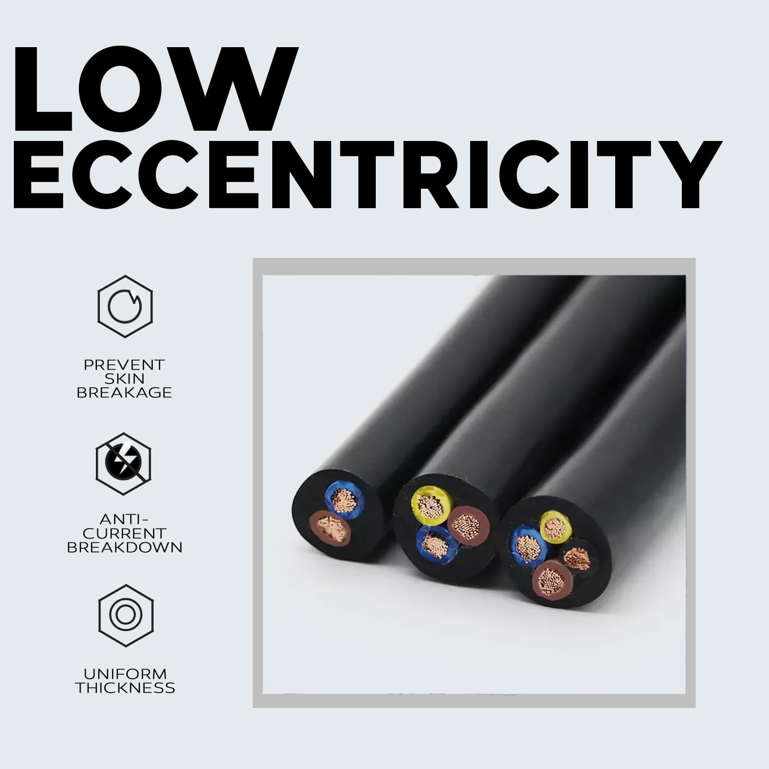 BEST CONNECTIONS 5 Way Trailer Wire durable PVC jacket withstands harsh weather.