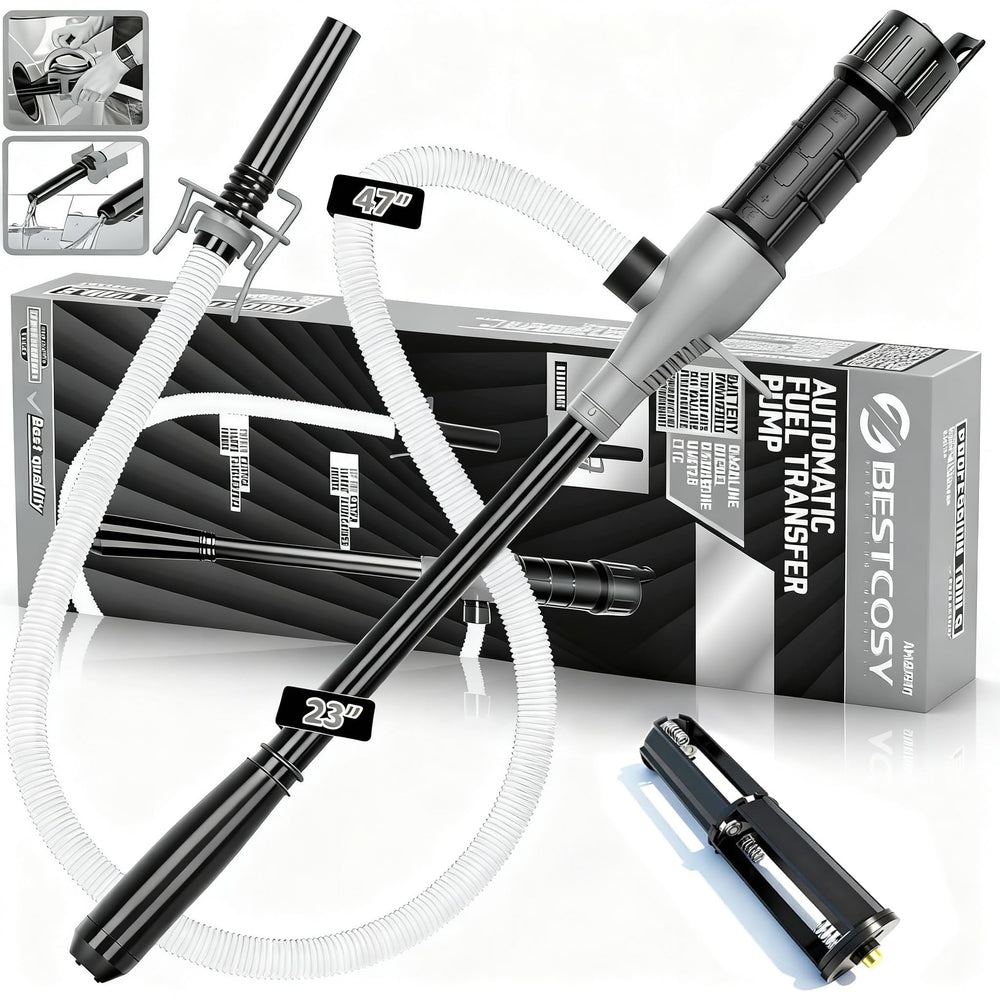 BestCosy battery-powered transfer pump for on-the-go fueling tasks.