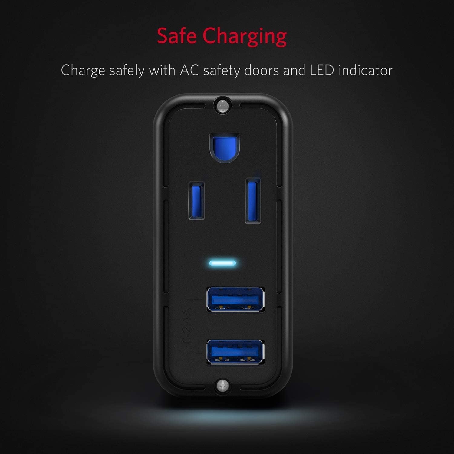 BESTEK 150W inverter durable metal housing protects during travel.