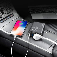 Bestek 150W inverter USB ports; smart charging up to 2.4A per port