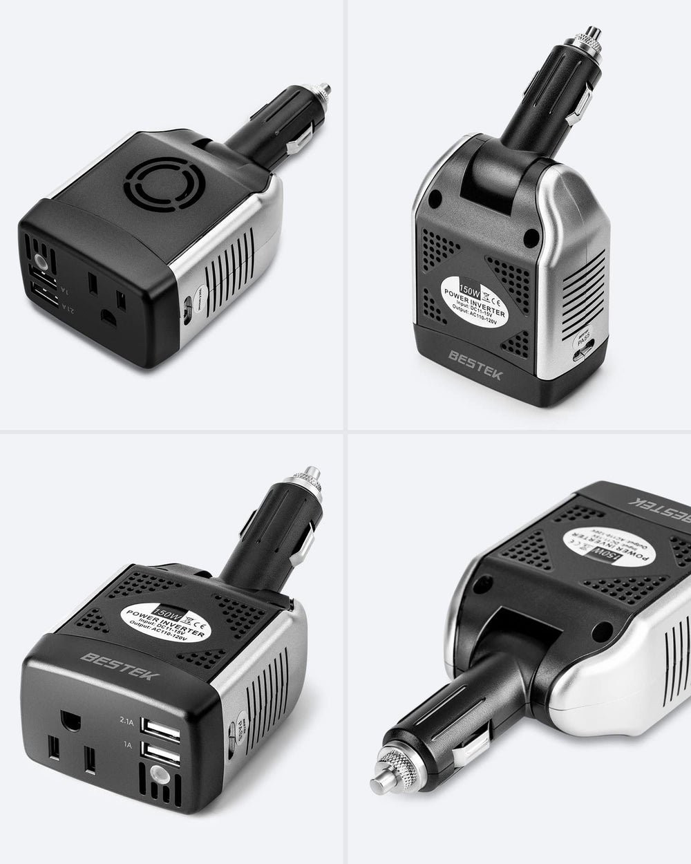 Bestek inverter made with fire-retardant material for durability