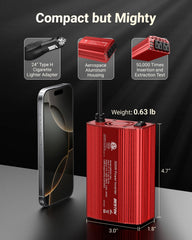Bestek car inverter with cigarette lighter plug for easy access.