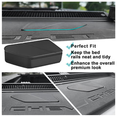 Close-up of BestEvMod cover edge and snug fit on Sierra EV