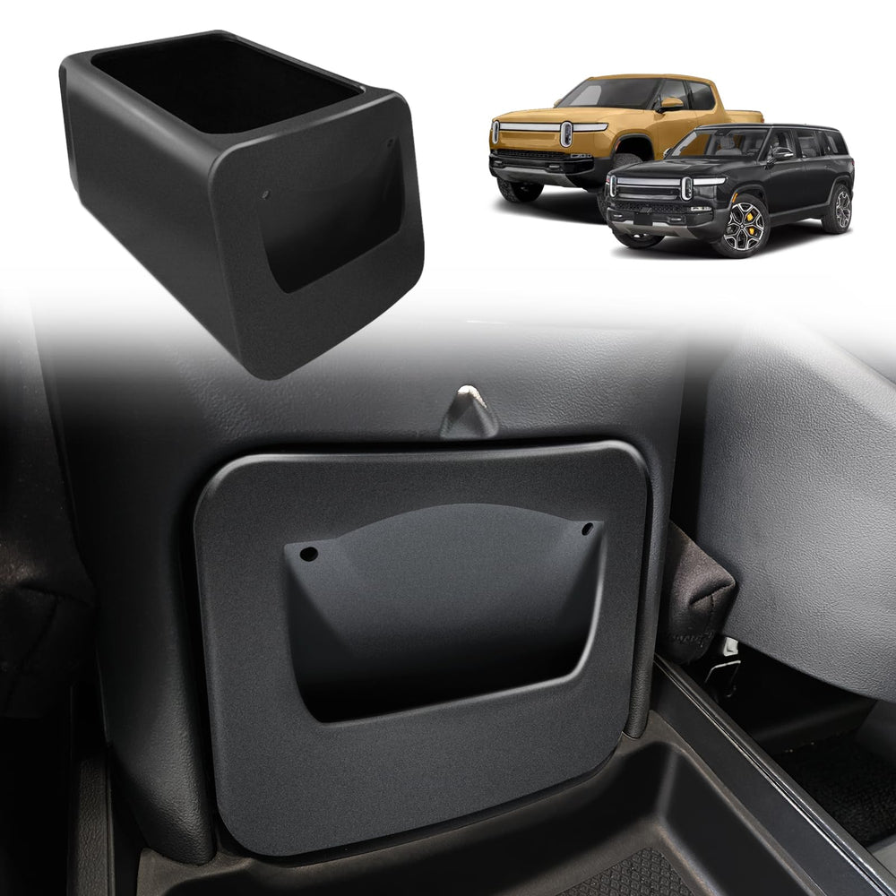 BestEvMod lockable camp speaker drawer fits Rivian R1T/R1S for secure storage