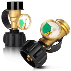 Bestfire propane tank gauge assembly with clear level readout for on-the-road accuracy