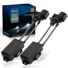 Bestview H13 9008 canbus decoder pair for flicker-free LED operation.