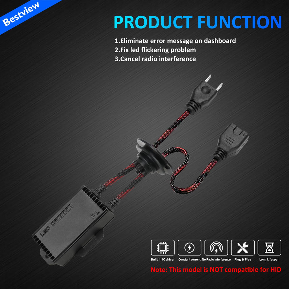 Bestview H7 decoder plug-and-play installation for quick setup.