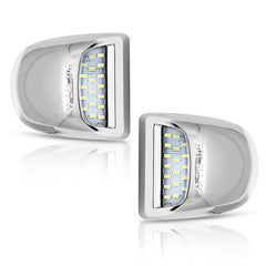 Bestview LED license plate light front view with bright 18 SMD LEDs for clear night visibility