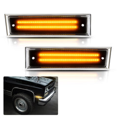 Bestview LED side marker light on front driver side improves night visibility.