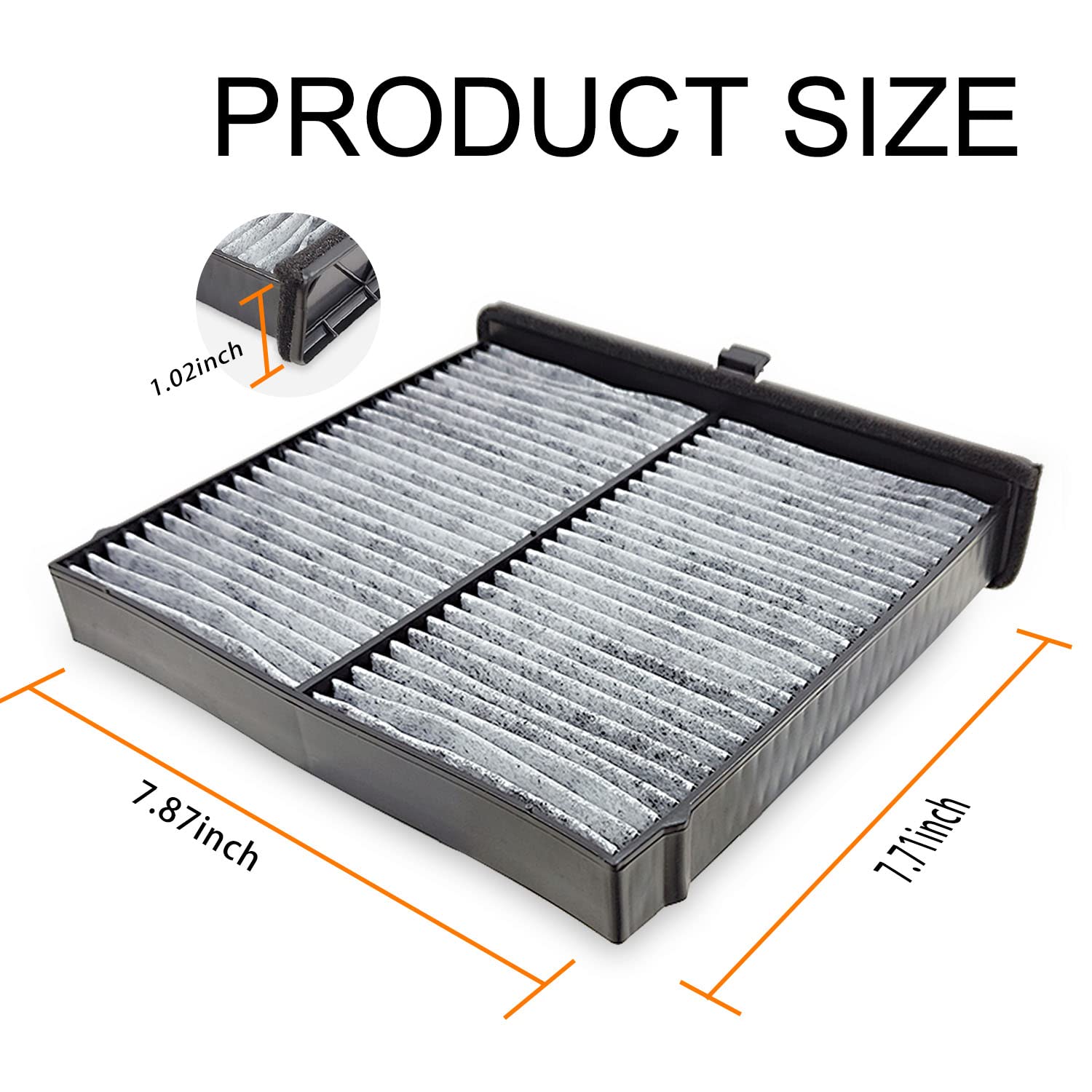 BESTWELL4U easy installation cabin filter demonstrates quick fit.