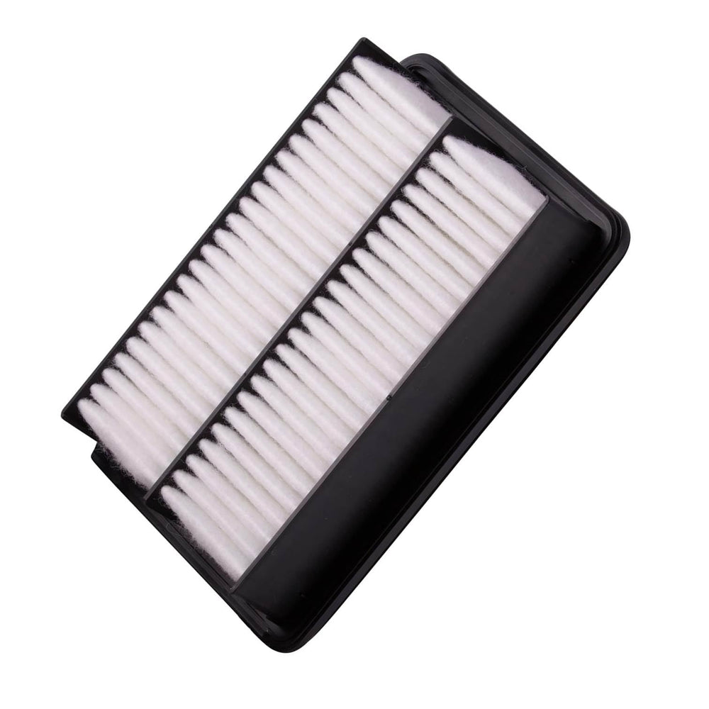 BestWell4U engine air filter compatibility label informs Mazda models and part numbers.