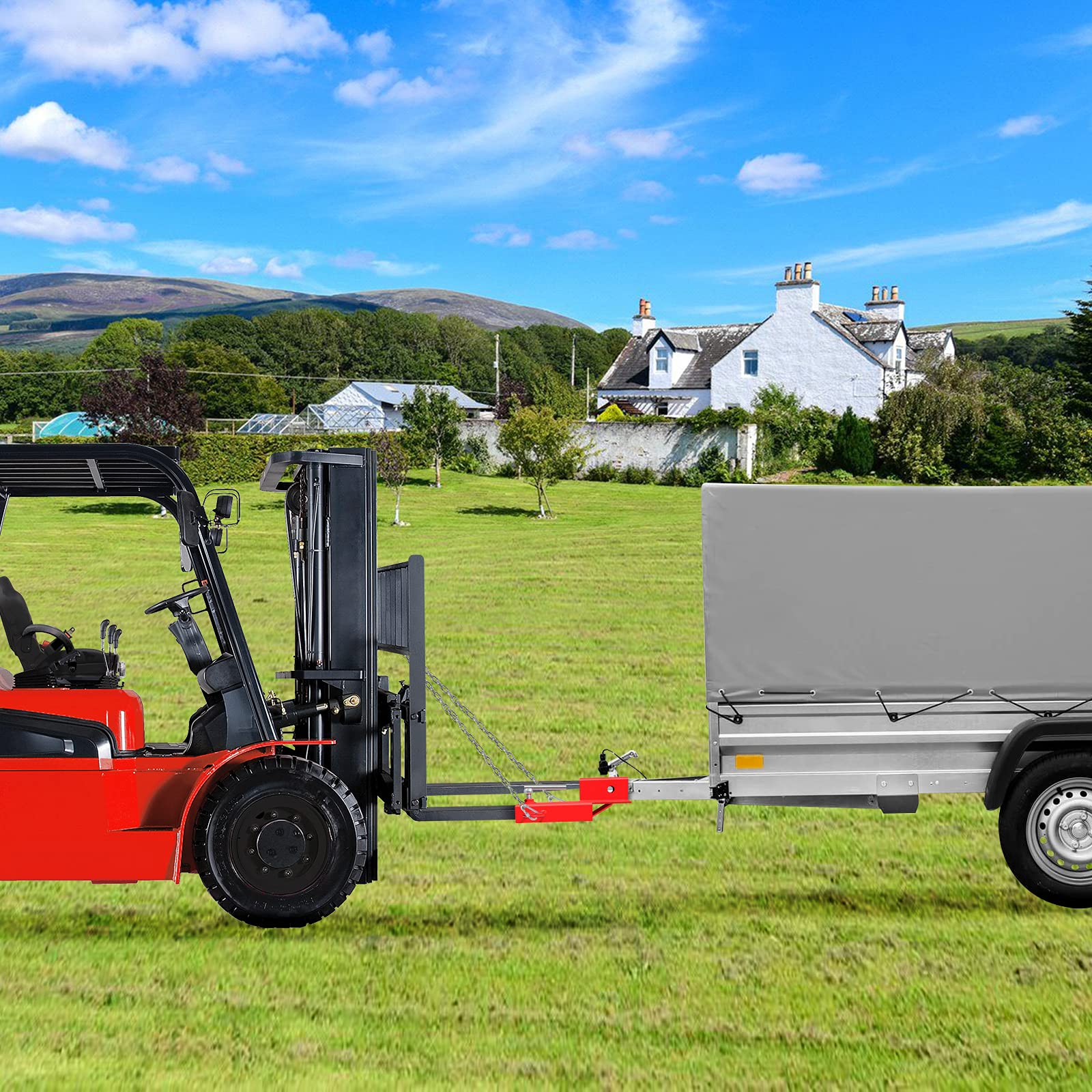 Bestzheyu 3000 lbs capacity supports heavy tasks on industrial or farm sites.