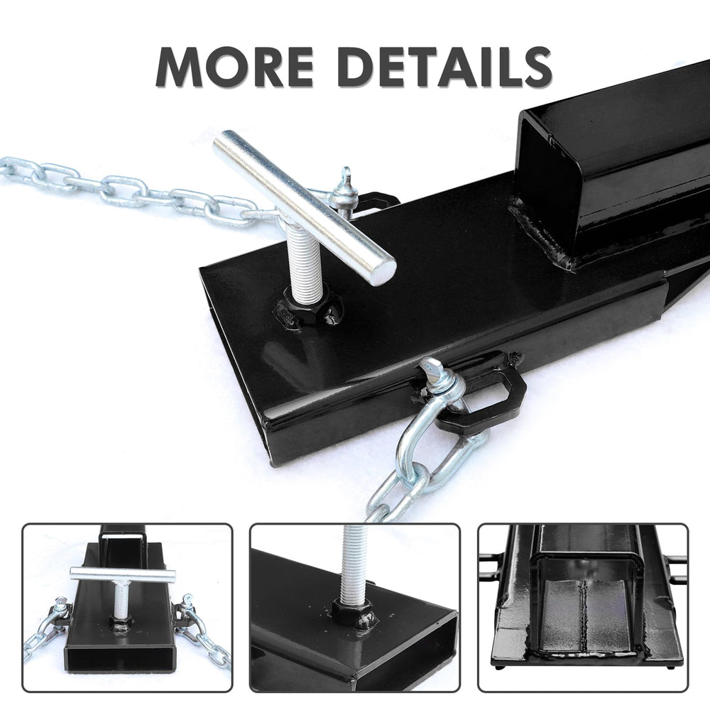 BESTZHEYU safety chain included enhances secure trailer hitch connection