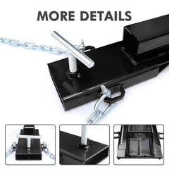 BESTZHEYU safety chain included enhances secure trailer hitch connection