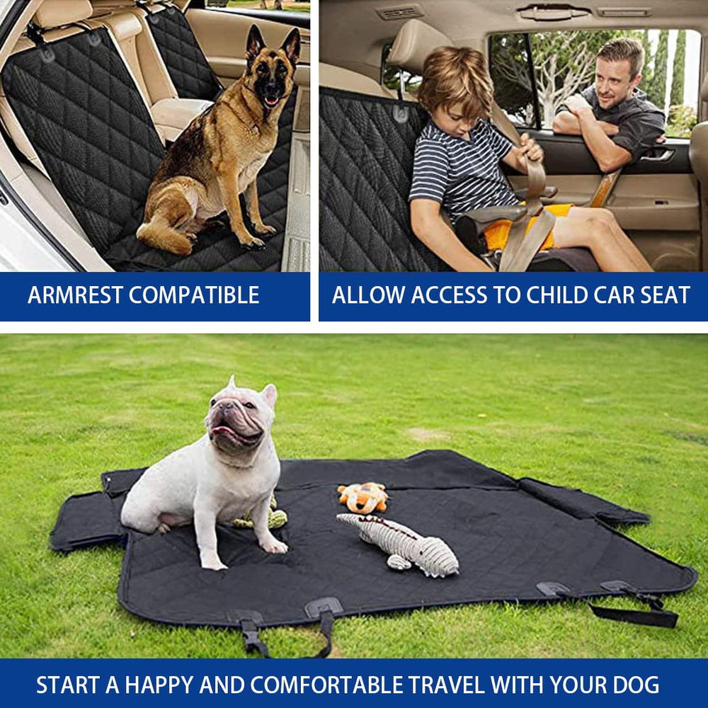 Besulen easy-clean dog seat cover cleans with a damp cloth.