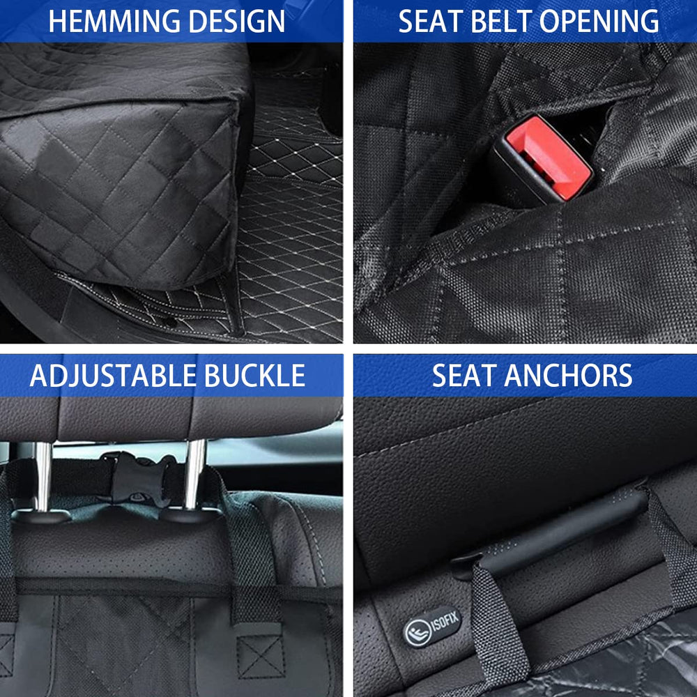Besulen nonslip dog car seat cover prevents sliding for safe rides.