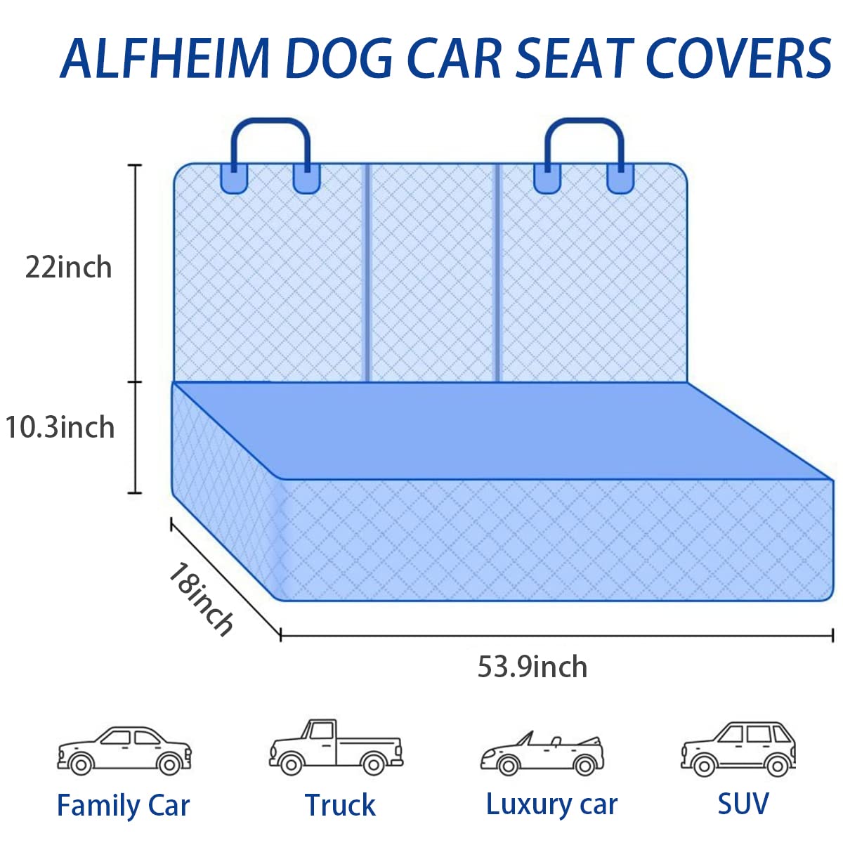 Besulen waterproof dog seat protector guards against dirt, hair, and spills.