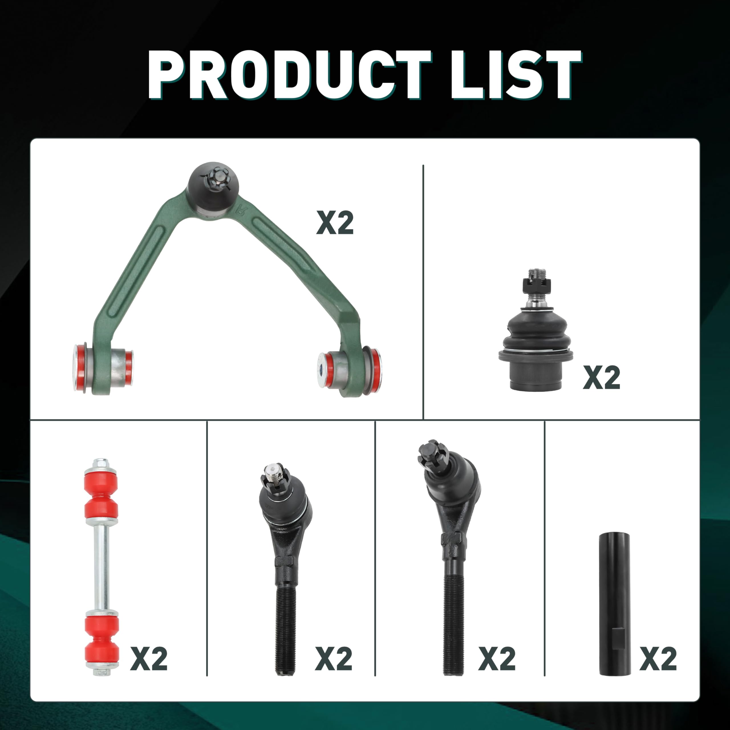 BETEIIAU pitman arm front suspension helps restored wheel travel and control.