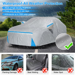 BETERNY Corvette C4 car cover left side view with tailored fit