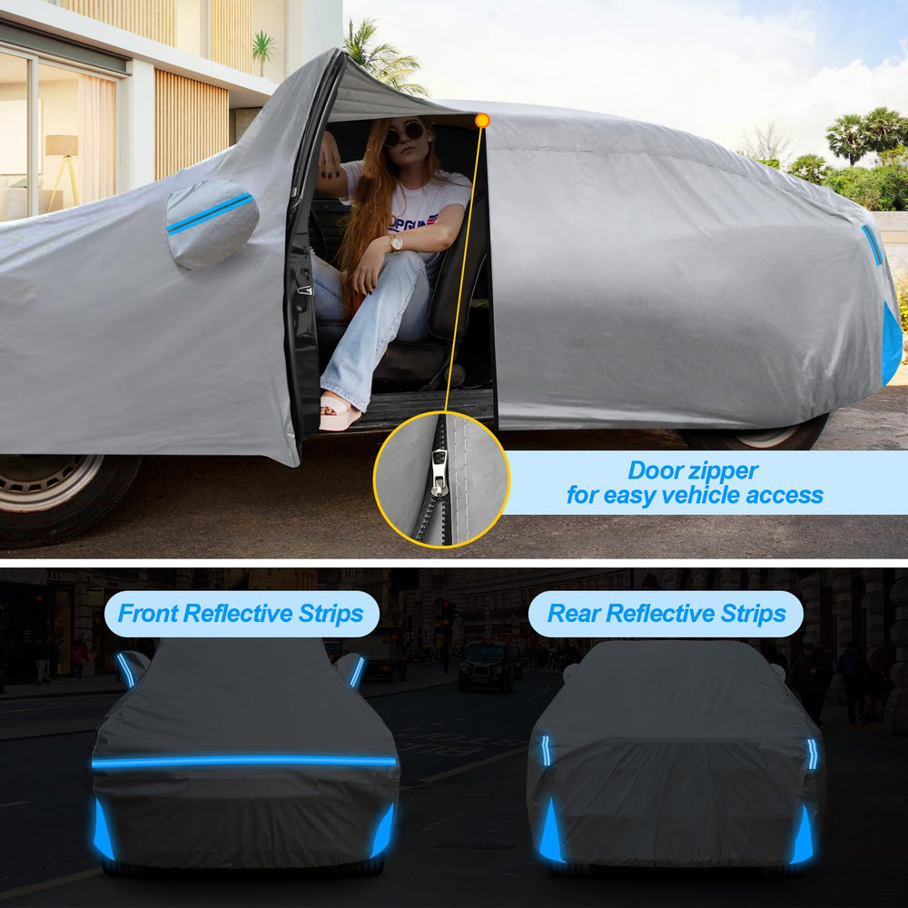 BETERNY Mercedes E-Class cover with door-access zipper for quick entry.