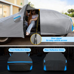BETERNY Mini Cooper cover, driver's side zipper for easy access.