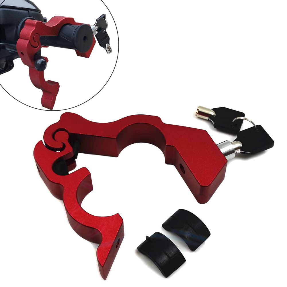BeTime lock engaging the front brake clamp to deter movement.