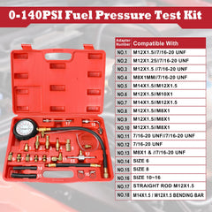 BETOOLL adapter set attached to engine for accurate test fitting.